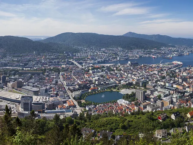 Utsikt over Bergen