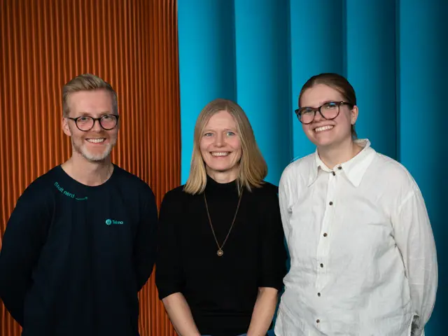 Thomas Bedin, Pernille Bronken Eidesen,  Sandra Emilie Johnsen