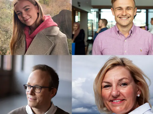 Kolasje av Lewinsen, Rødsrud, Ihle, Grimsby