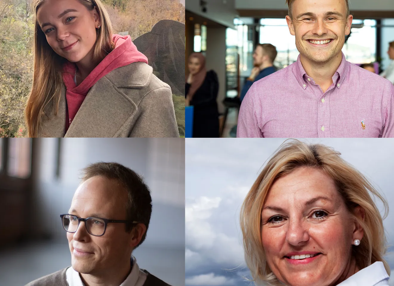 Kolasje av Lewinsen, Rødsrud, Ihle, Grimsby