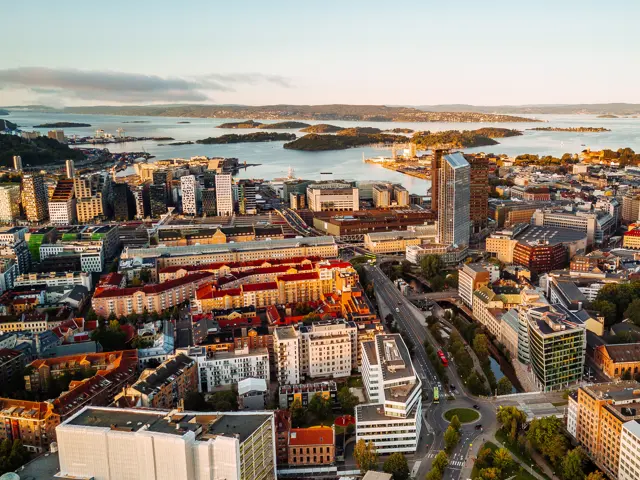 Fugleperspektiv over Oslo