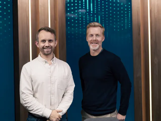 Vidar Skogvoll og Thomas Bedin