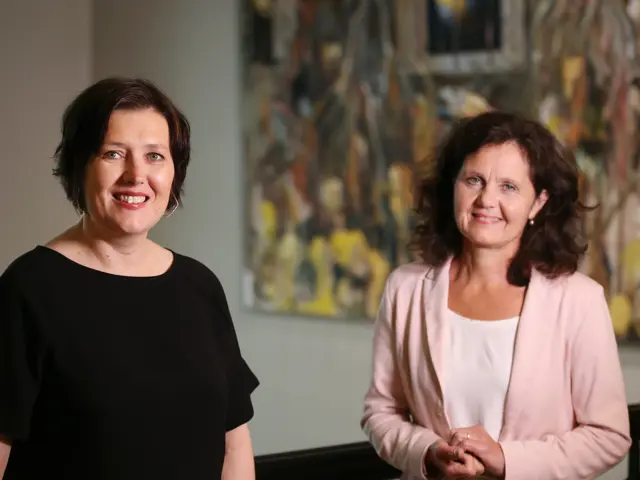 Nina Kongshaug og Wenche P. Dehli