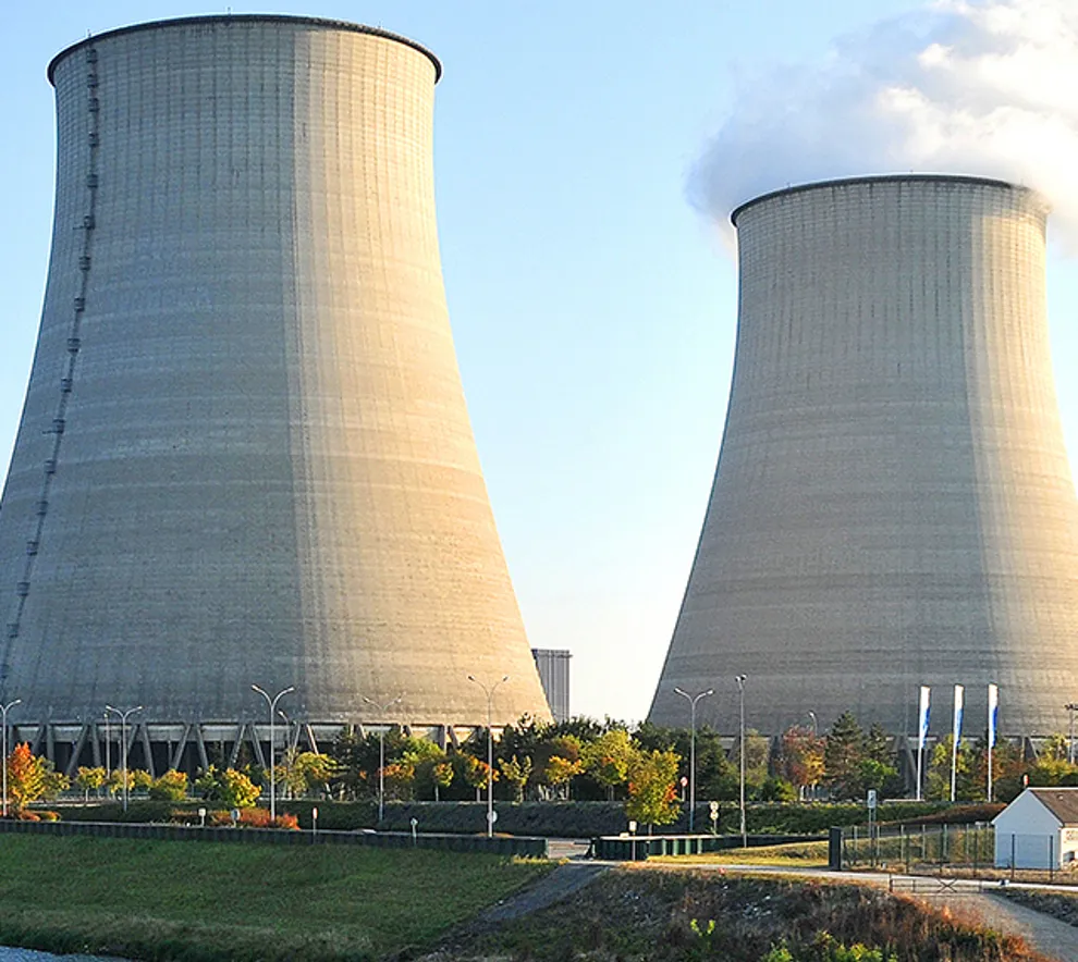 Damp fra atomkraftverk