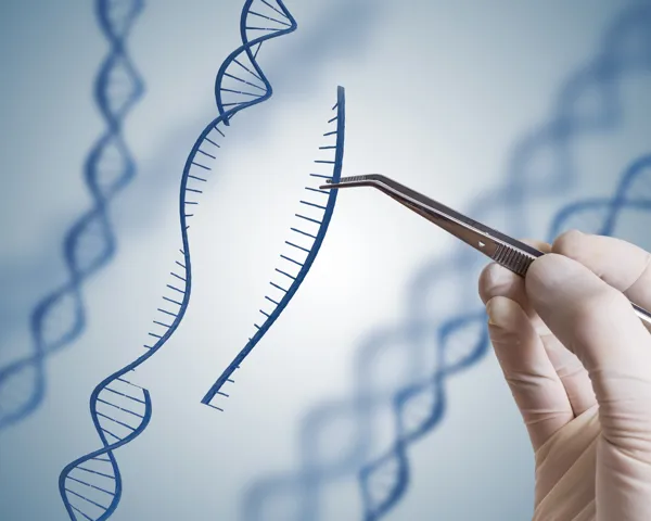 Illustrerer klipp og lim i DNA