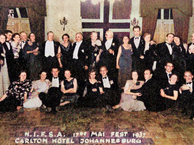 Flott gallafest i Afrika