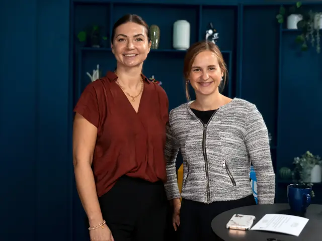 Stine Audestad og Hege Brekke