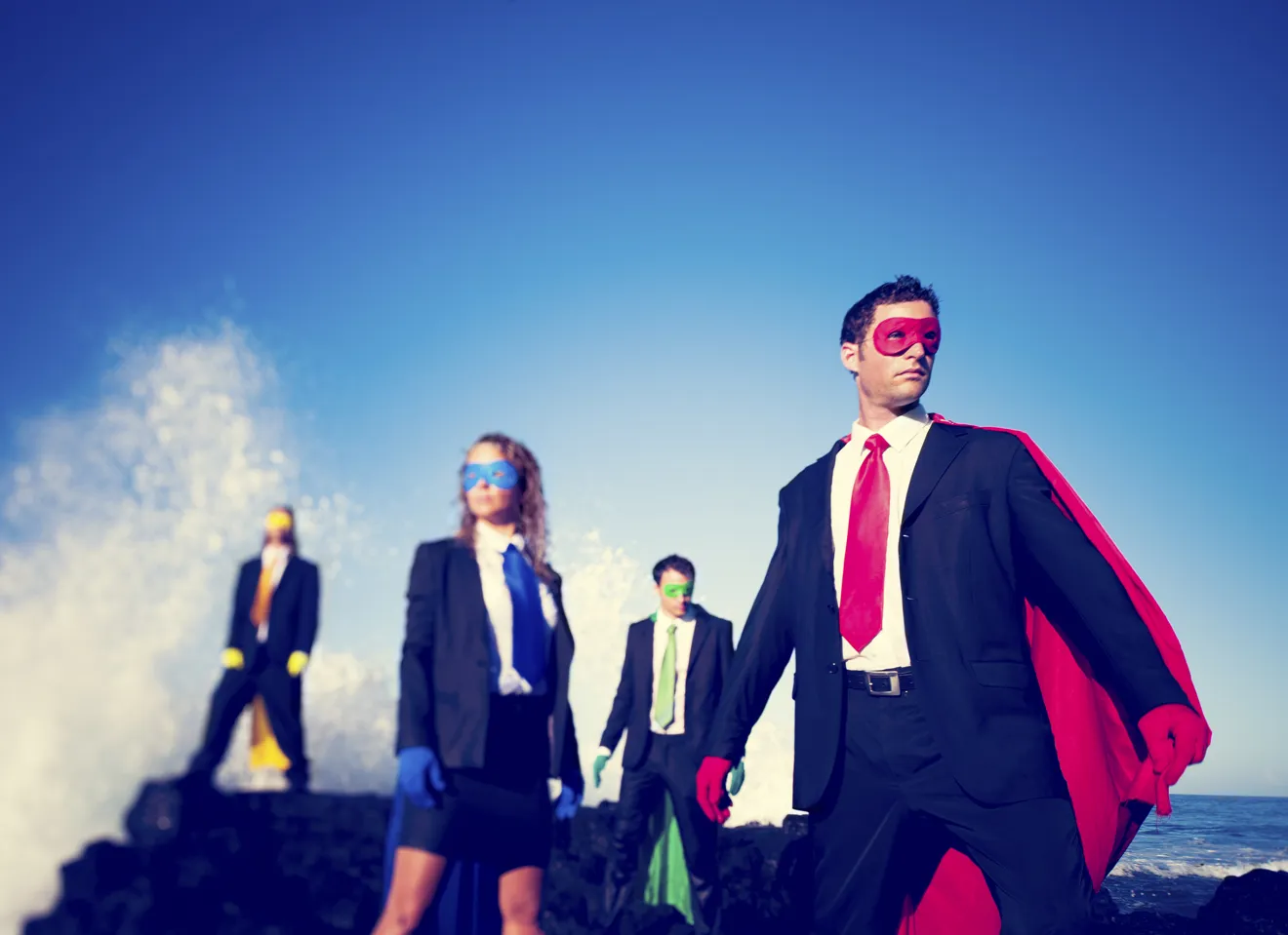 Four Business Superheroes