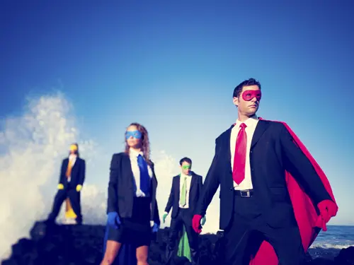 Four Business Superheroes