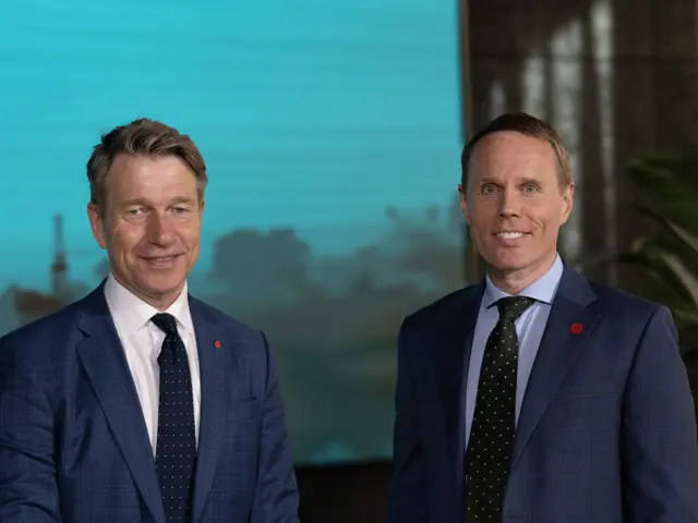 Terje Aasland og Gunnar Malm Gamlem