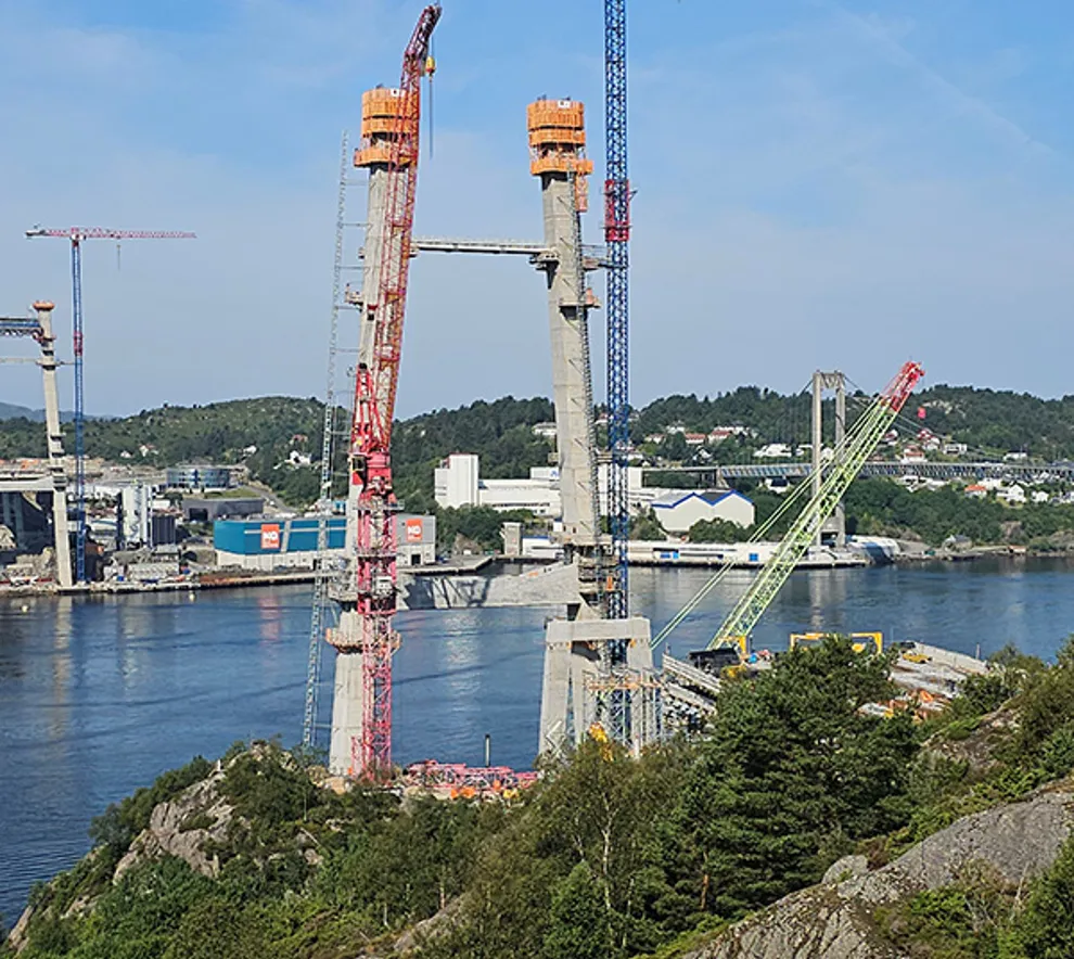 Byggeplass på Drotningsvik