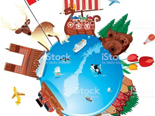 Norway globe picture