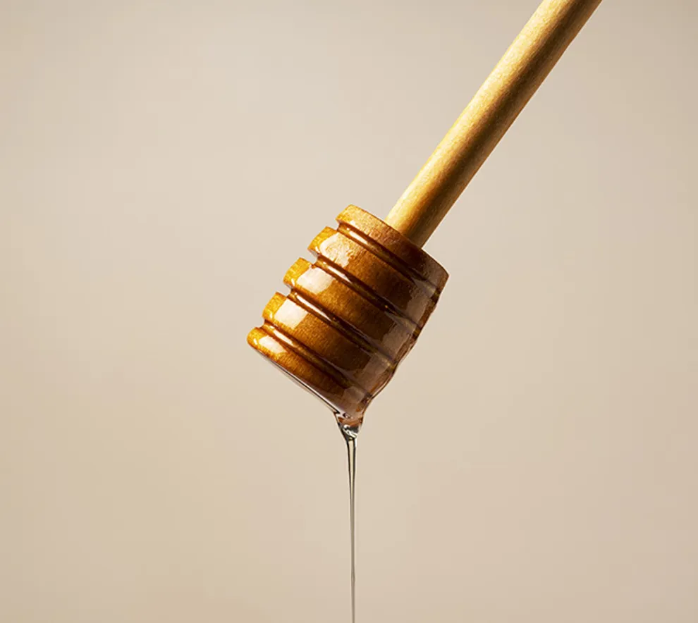Honning som drypper