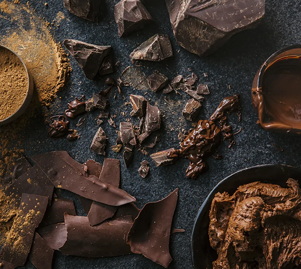 Sjokolade i forskjellige former