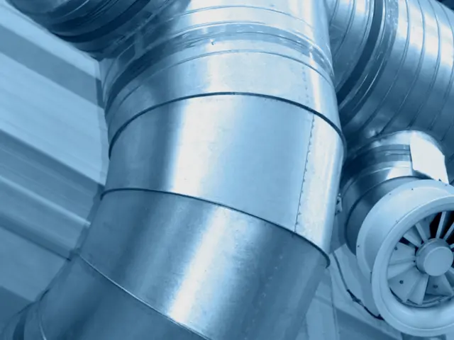 Foto av ventilasjonsrør