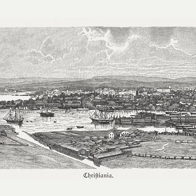 Bilde av Oslo på 1800-tallet