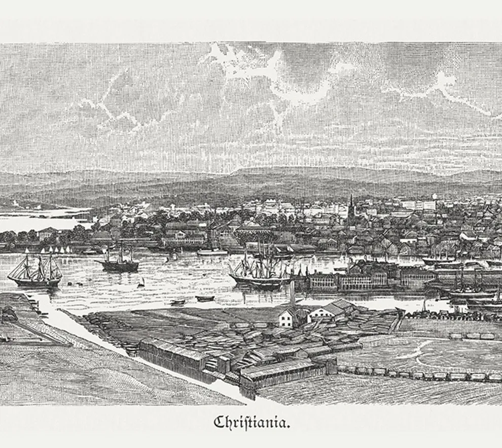 Bilde av Oslo på 1800-tallet