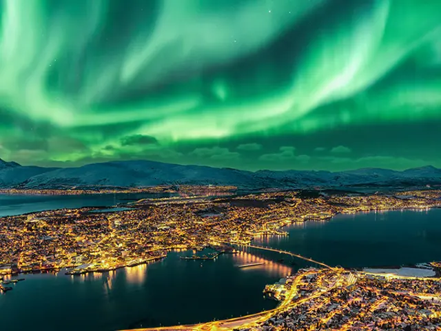 Nordlys over Tromsø