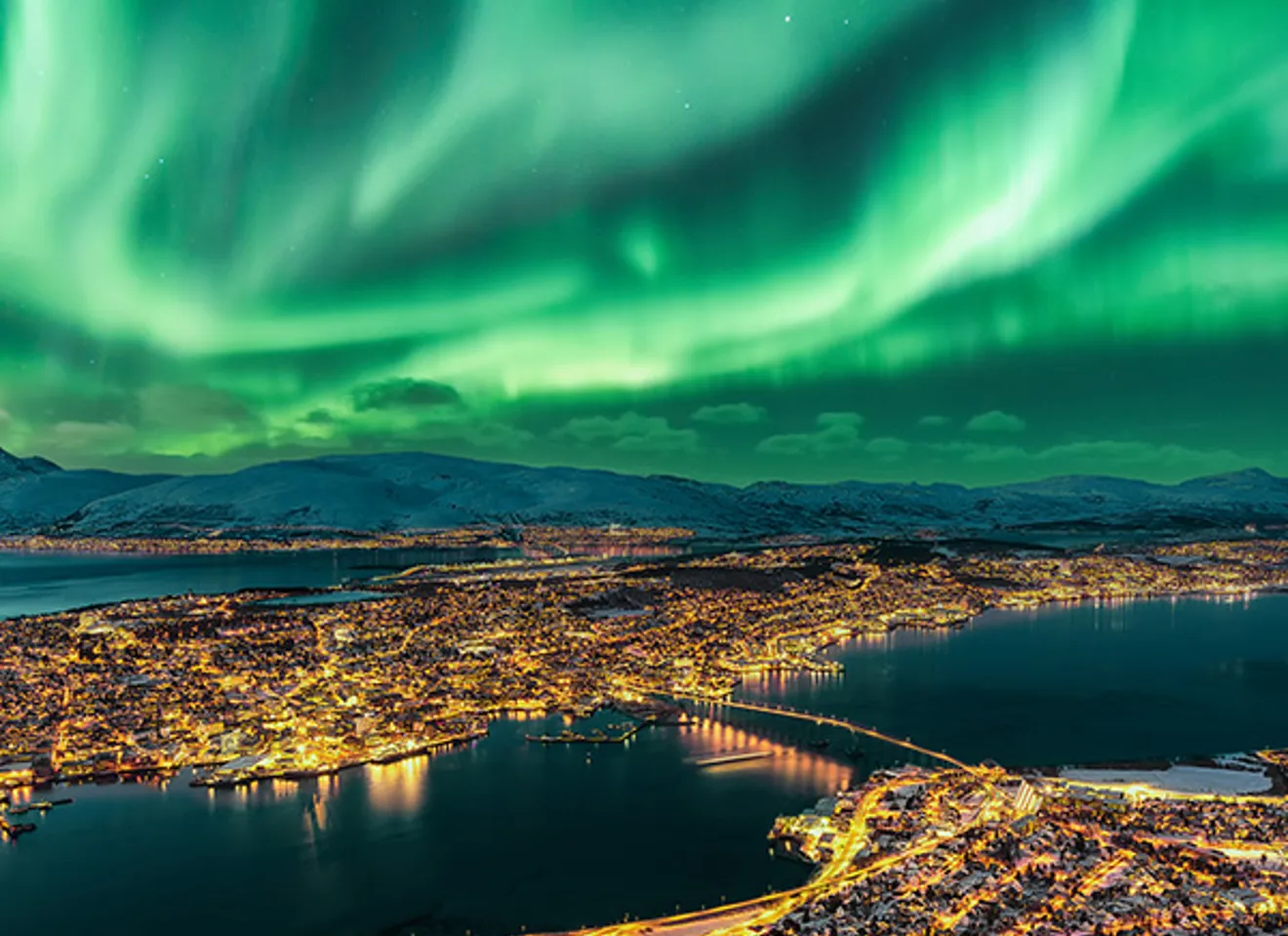 Nordlys over Tromsø