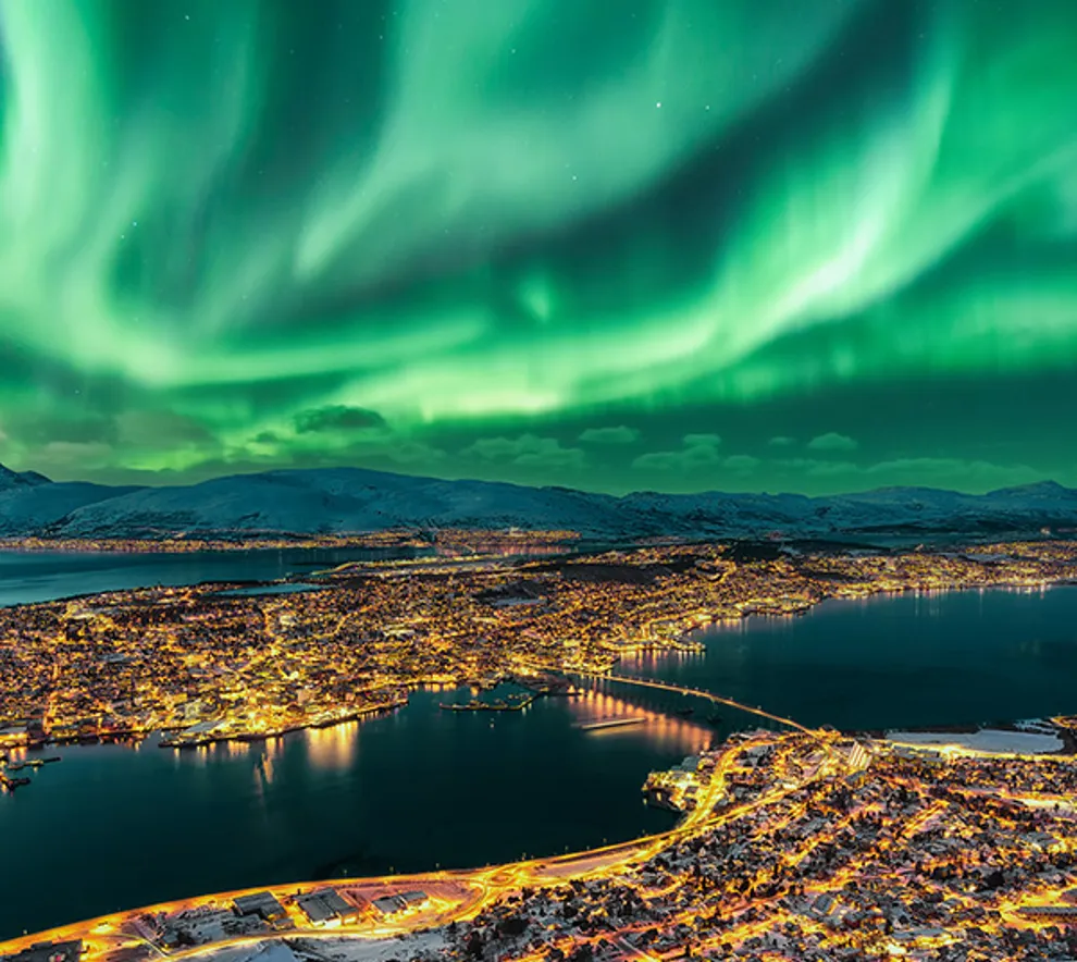 Nordlys over Tromsø