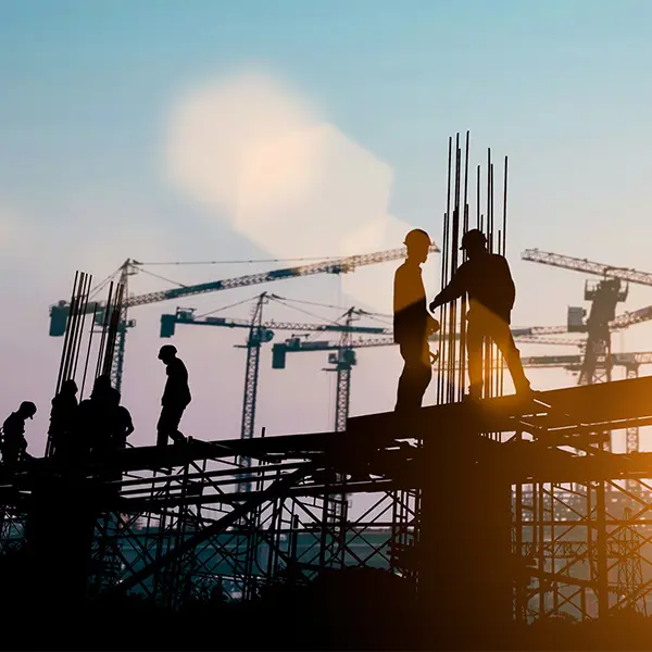 Menn på arbeidsplass