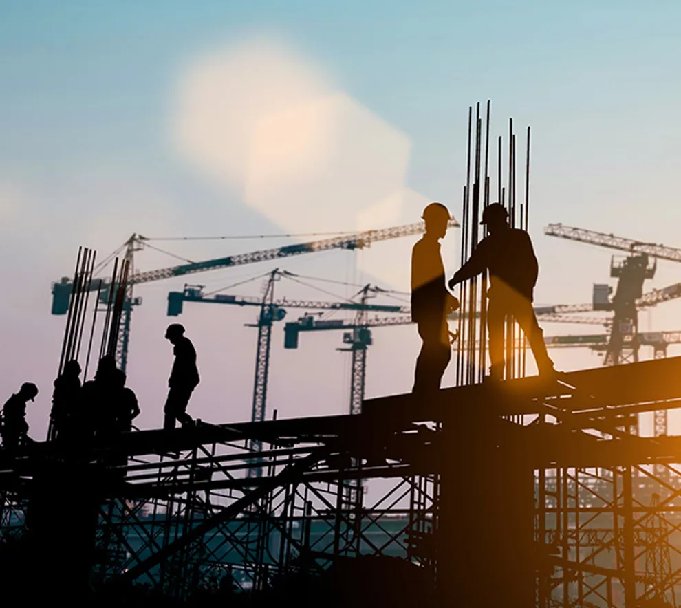 Menn på arbeidsplass