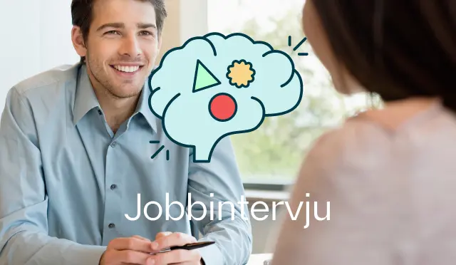 Jobbintervju med Mestringspodden logo