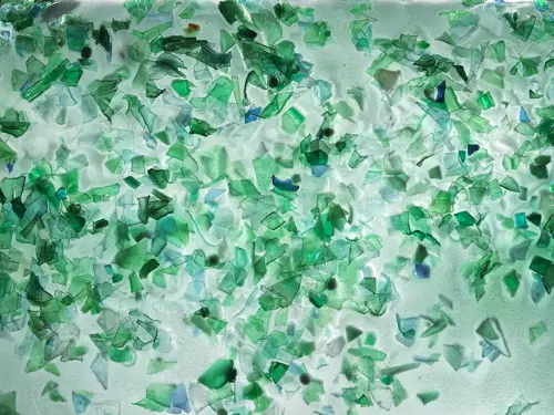 Grønn plastbiter