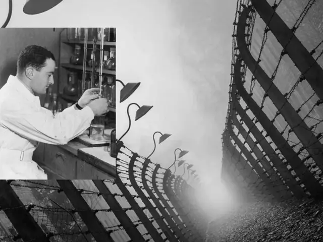 Gammel sorthvit bilde av NTH-ingeniøren Isak Glick som ble drept i Auschwitz