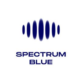 Logo: spectrum blue