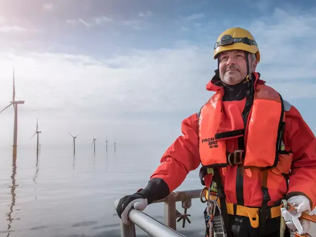 offshore arbeider havvind
