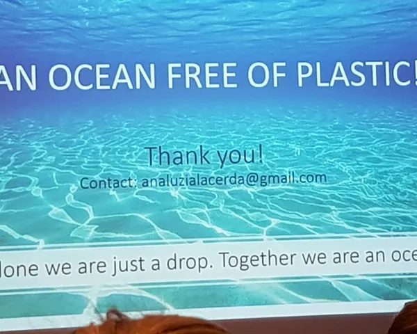 En foredrag om plast i havet