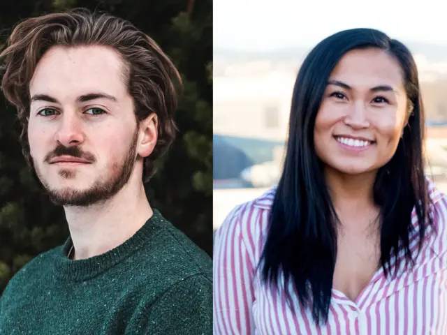 Petter Sjursen og Sølvi Nguyen