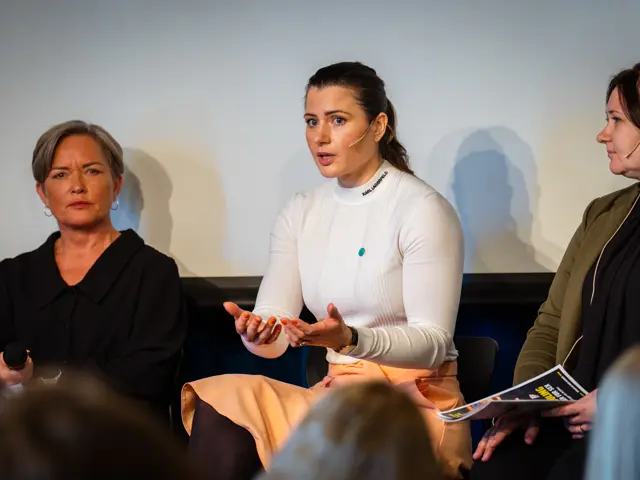 Elisabet Haugsbø i panelsamtale