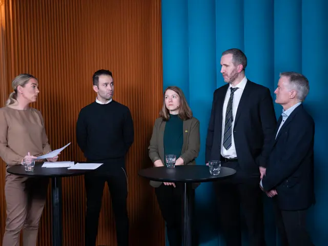 Tone D. Bergan, Mani Hussaini, Marius Arion Nilsen, Une Bastholm, Andreas Bye