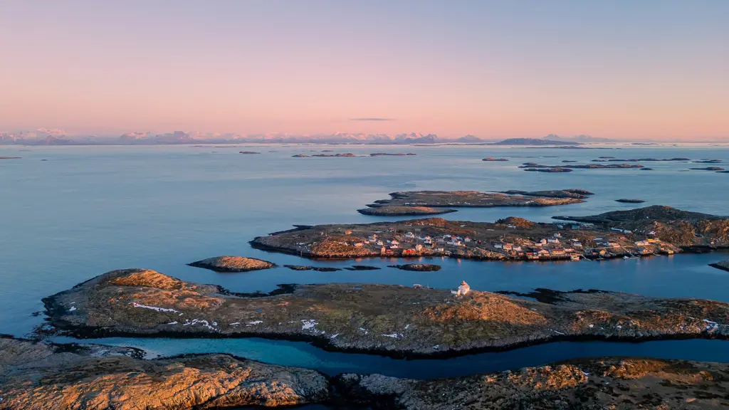 Luftfoto av øyer 