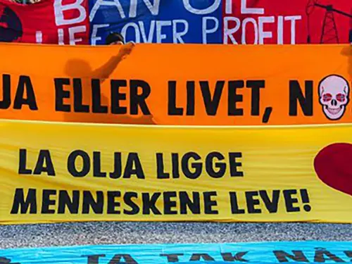 plakater og bannere for klima