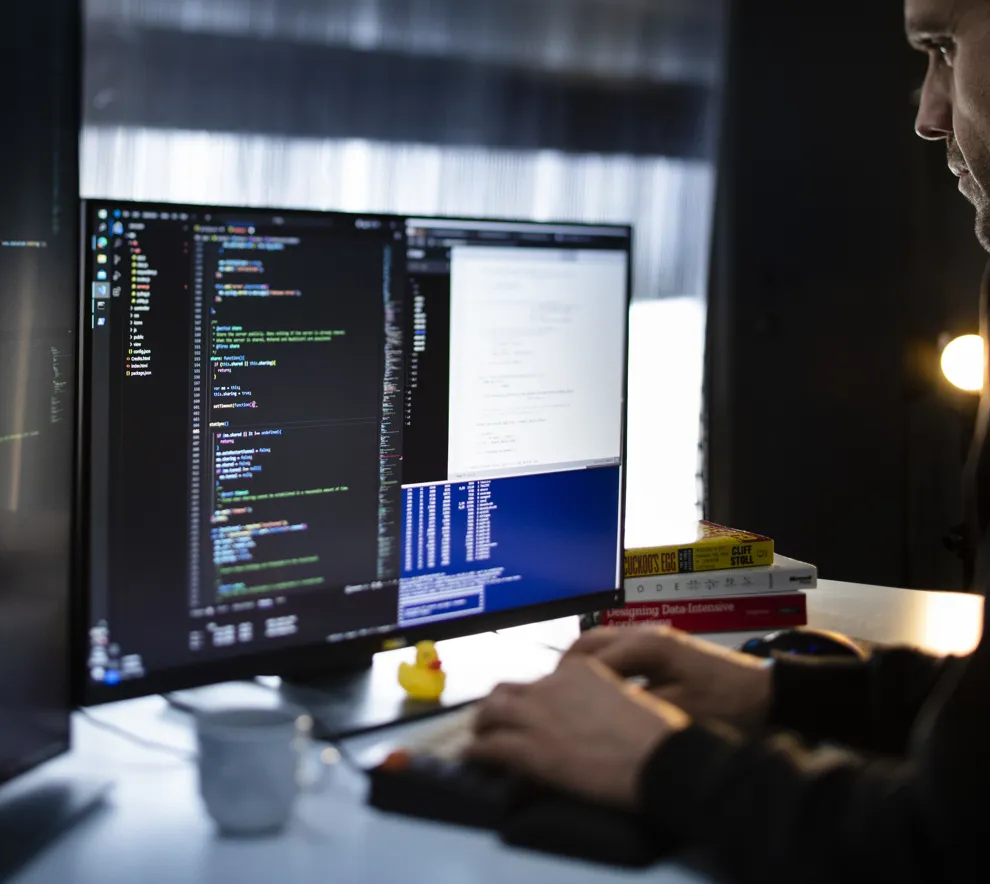 Cyber etterretning (Foto: Torgeir Haugaard / Forsvaret)