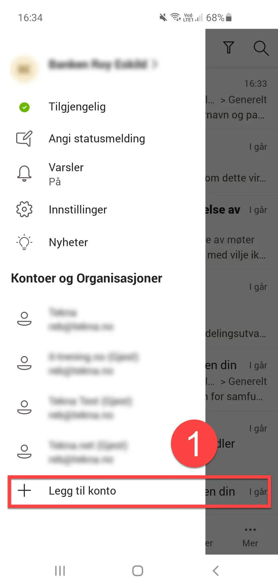 skjermbilde fra mobil