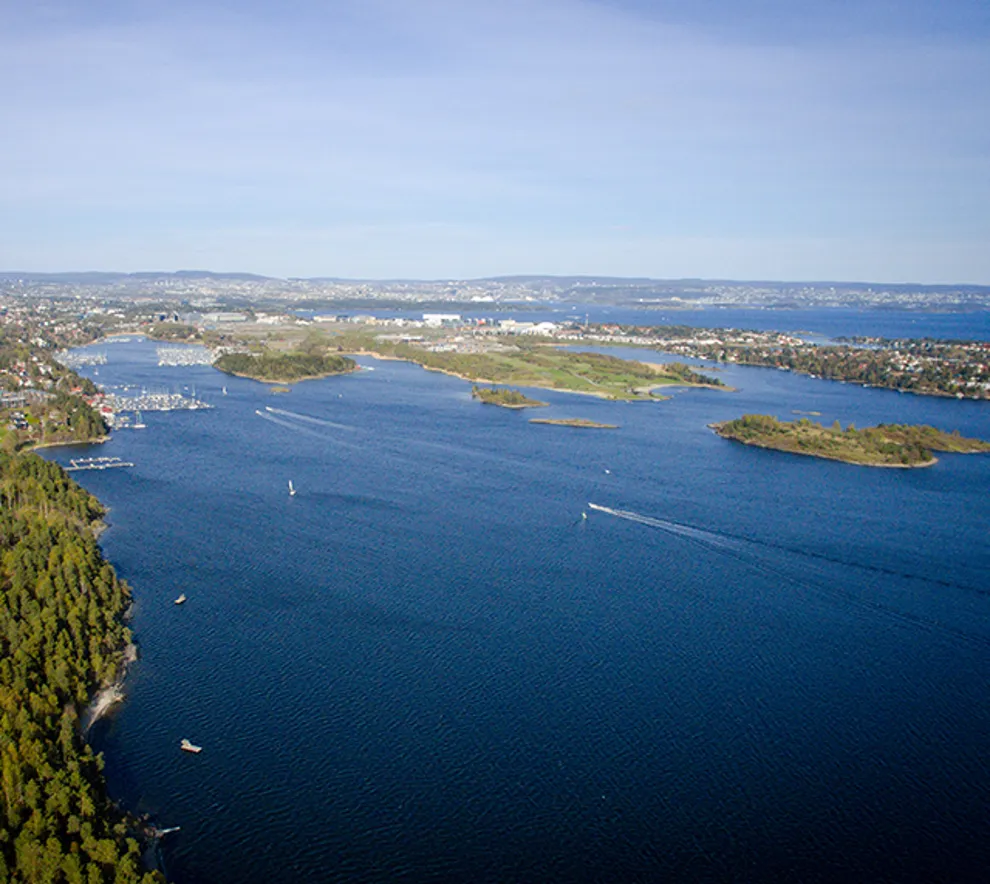 Oslofjord sett ovenfra