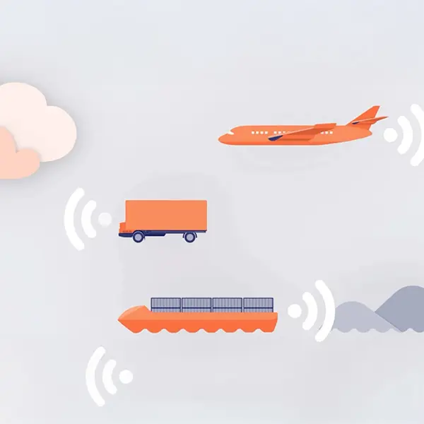 Illustrajson av transportmidler