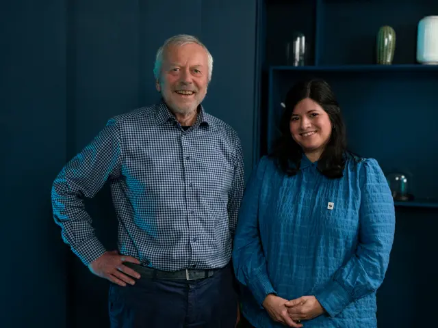 Hans Borchsenius  og Karoline Andaur