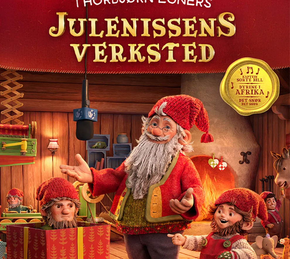 Filmplakat med julenisse