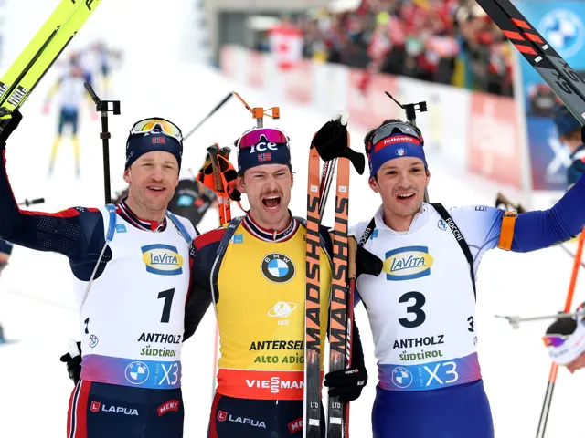 Tre på pallen i Anterselva januar 2025