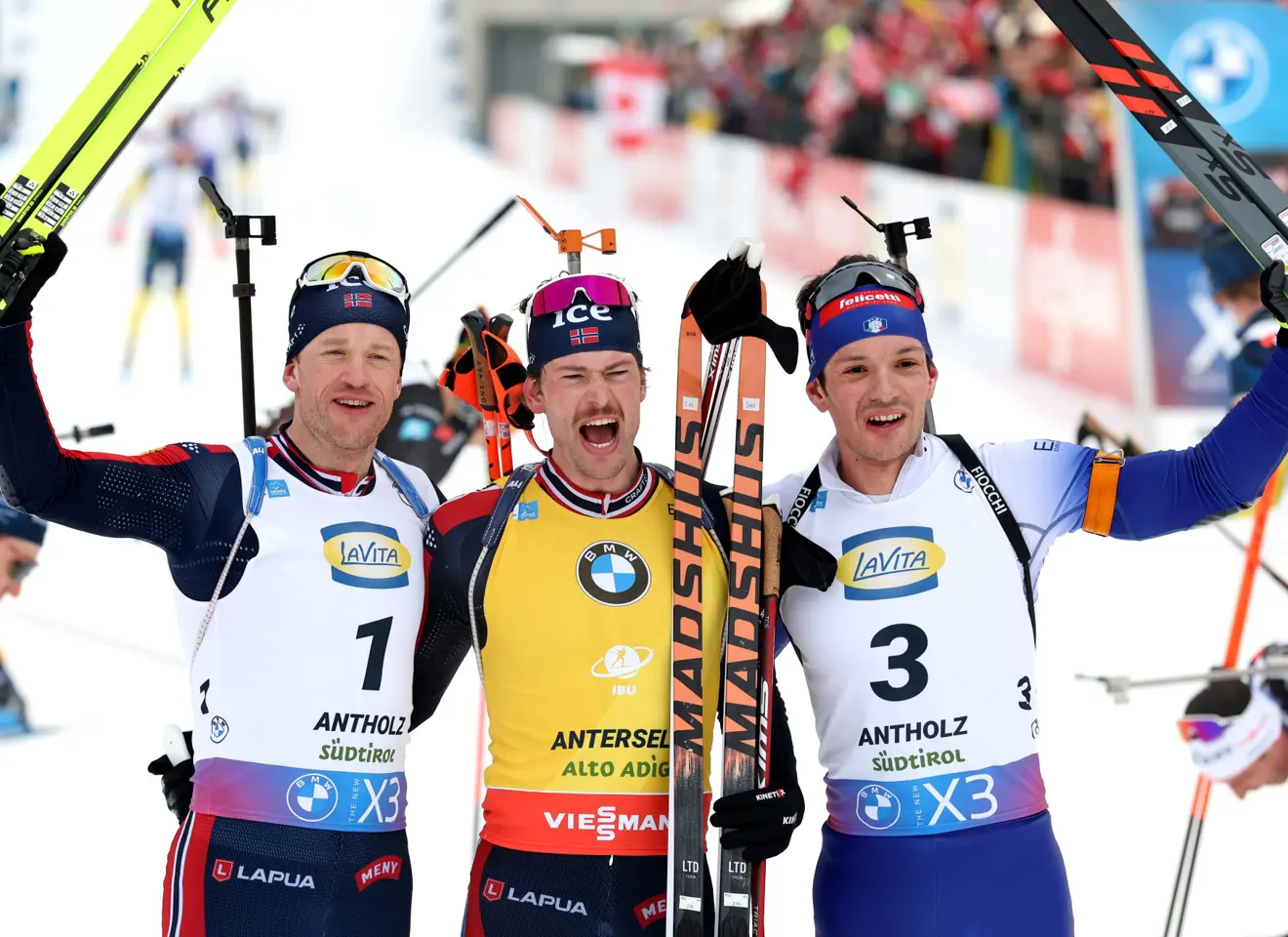 Tre på pallen i Anterselva januar 2025