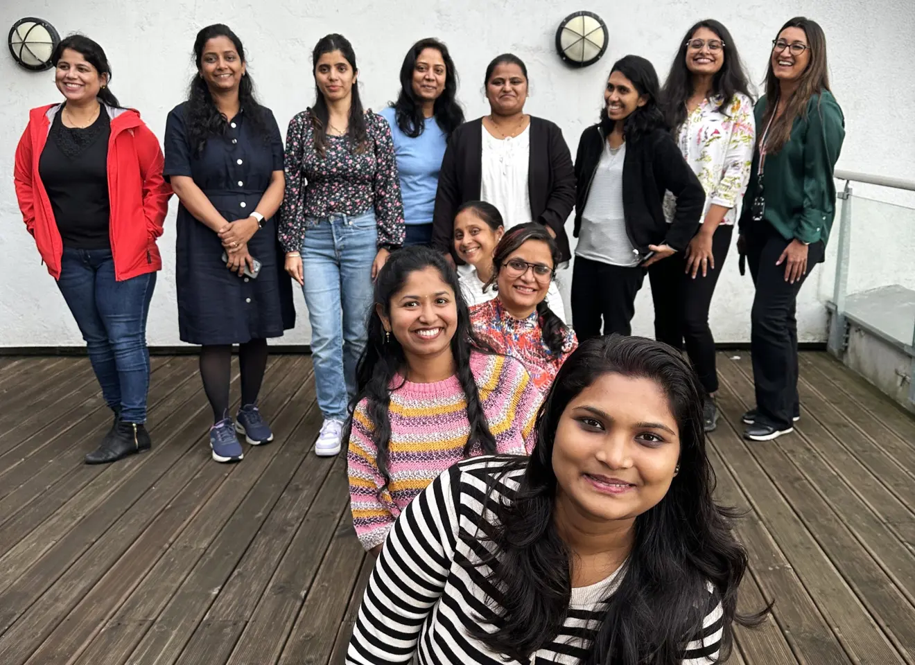 gruppebilde av indiske kvinner