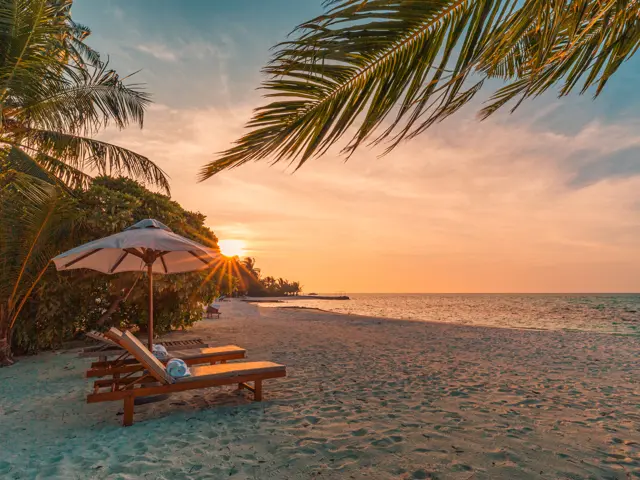 solsenger på badestrand
