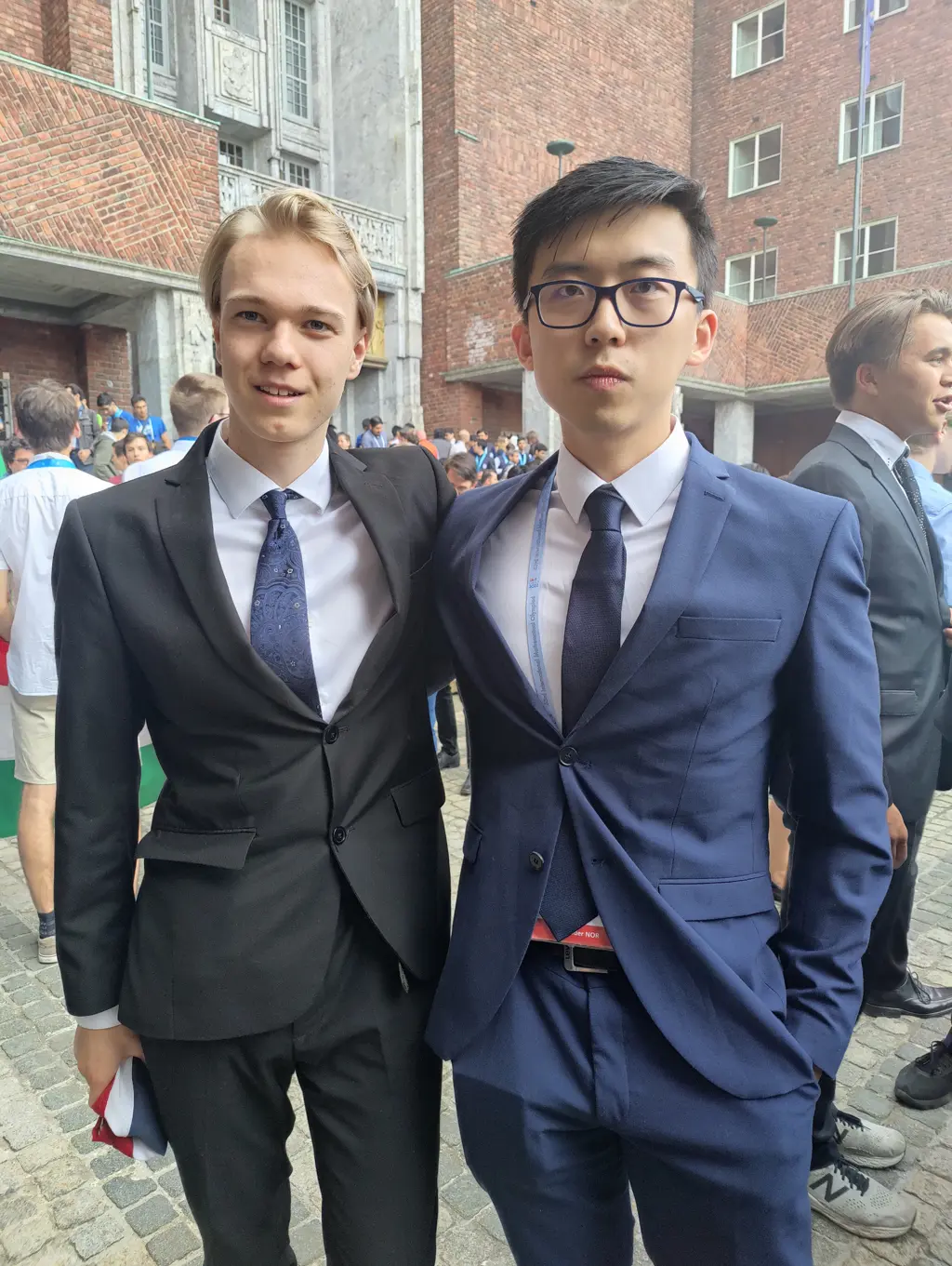 Andreas Alberg og Erik Mingjun Ma