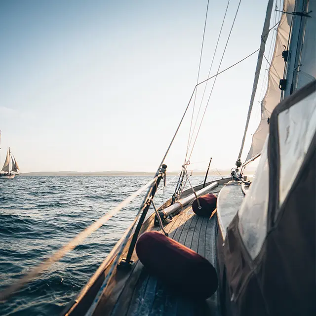 Båt på havet