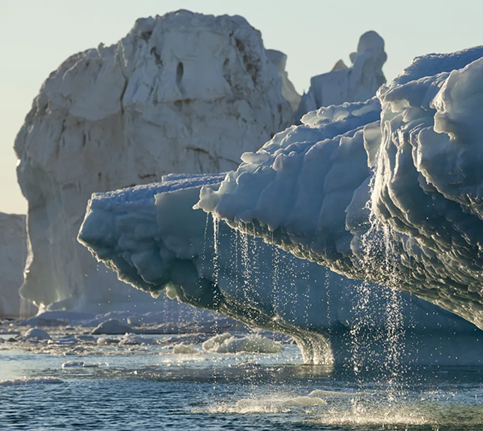 Isberg som smelter